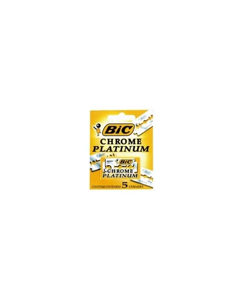 BIC LAMINA CHROME PLATINUM C/60X5UN SM