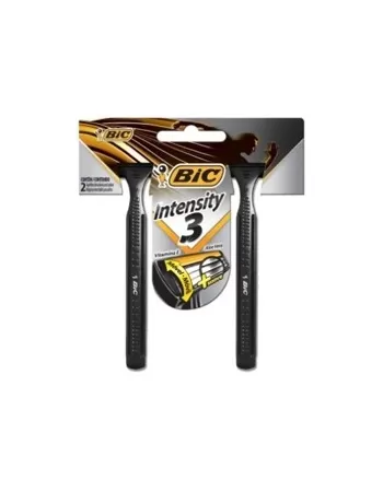 BIC BARBEADOR 3 INTENSITY VITALID BL C/2