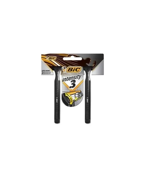 BIC BARBEADOR 3 INTENSITY VITALID BL C/2