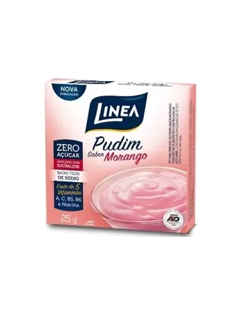 PUDIM LINEA PO 25G MORANGO