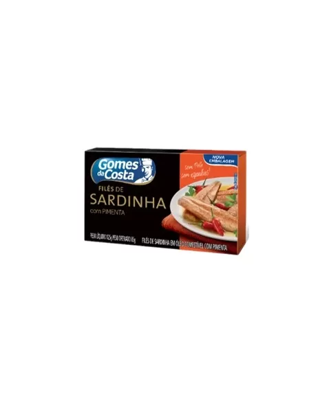 FILES DE SARDINHA GDC 125G PIMENTA