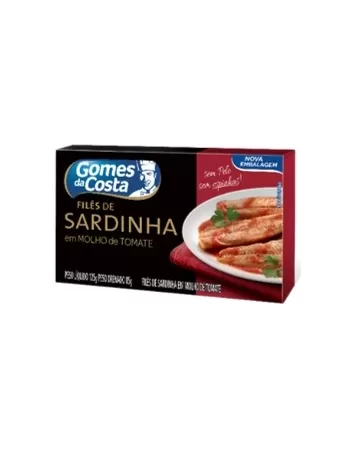 FILES DE SARDINHA GDC 125G TOMATE