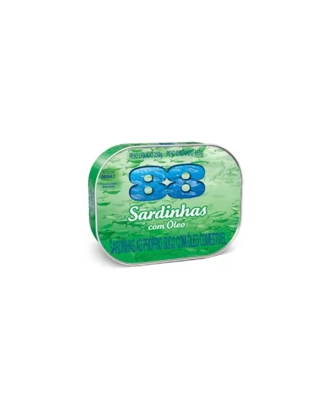 SARDINHA 88 250G OLEO