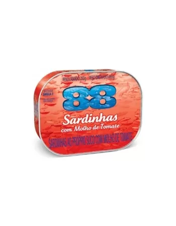 SARDINHA 88 250G MOLHO TOMATE