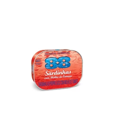 SARDINHA 88 250G MOLHO TOMATE