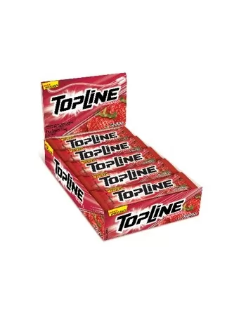 CHICLE TOPLINE 20UN MORANGO