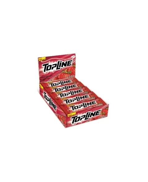 CHICLE TOPLINE 20UN MORANGO