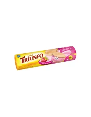 BISCOITO TRIUNFO RECH. 120G MORANGO