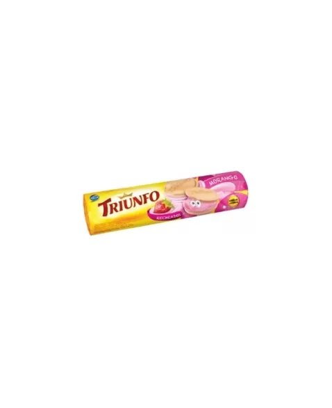 BISCOITO TRIUNFO RECH. 120G MORANGO