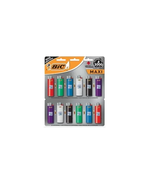 BIC ISQUEIRO MAXI CT C/12UN