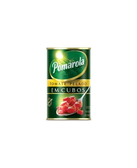 POMAROLA MOLHO TOM PELADO 400G LATA CUBO