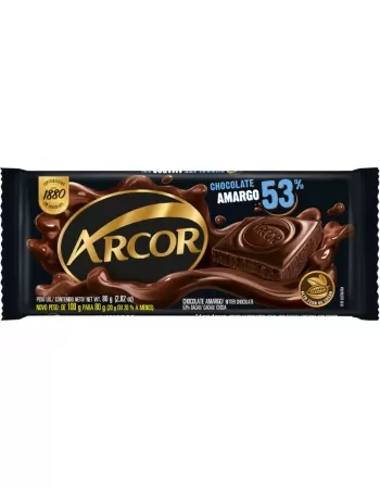 CHOC TAB ARCOR 80GX12 53% AMARGO