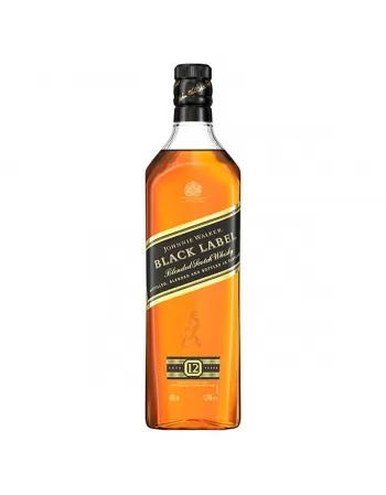 WHISKY JOHNNIE WALKER BLACK LABEL 1L