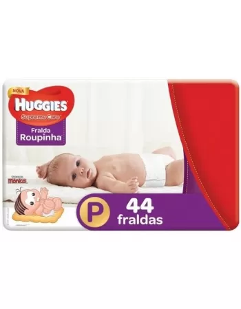 FRALDA HUGGIES MEGA P 44UN SUPR CARE