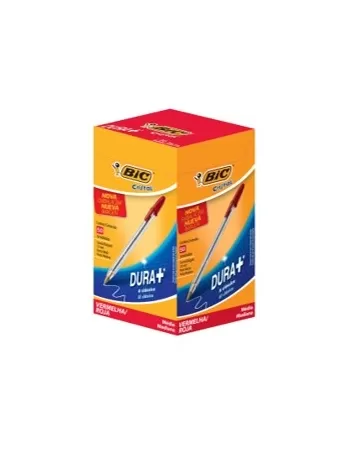 BIC CAN. CRISTAL DURA+ VERMELHA 50UN