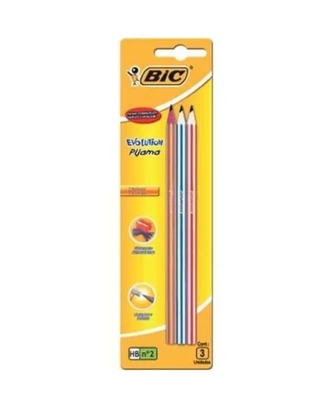 BIC LAPIS EVOL. PIJAMA S/BOR. C/3UN