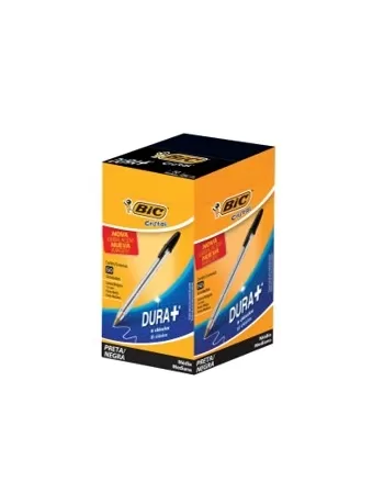 BIC CAN. CRISTAL DURA+ PRETA 50UN