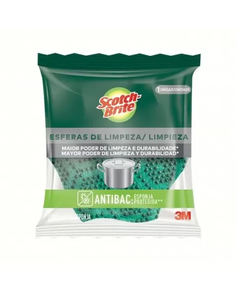 ESPONJA SCOTCH-BRITE ESFERAS MULTI C/1