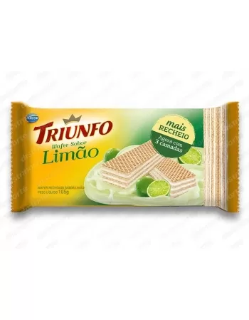 BISCOITO TRIUNFO WAFER 105G LIMÃO