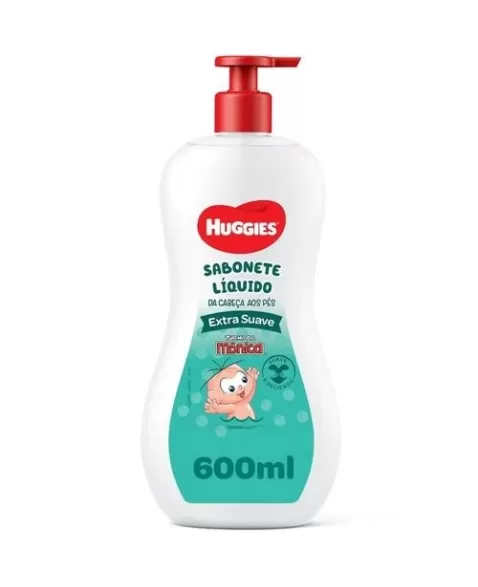 SABONETE HUGGIES LIQ 600ML EXTRA SUAVE