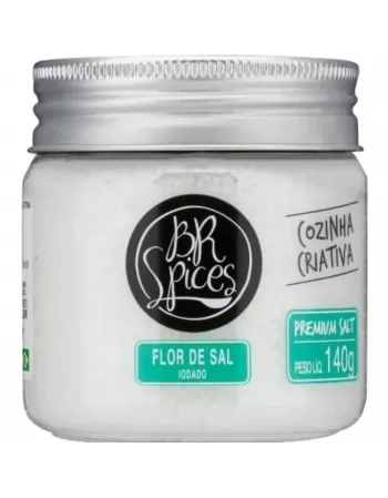 TEMPERO POTE BR SPICES FLOR DE SAL 140G