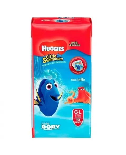 FRALDA HUGGIES LITTLE SWIMMERS G 10UN