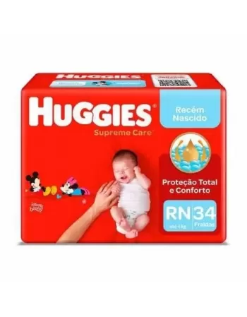 FRALDA HUGGIES S.CARE MEGA RN 6X34UN