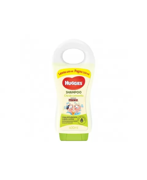 PROMOÇÃO SHAMPOO HUGGIES L400P350ML CAMOMILA