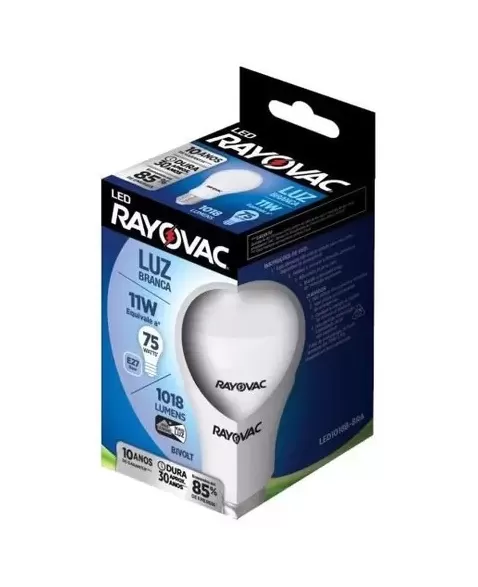 RAY LAMPADA LED 9,5W BIVOLT BRANCA