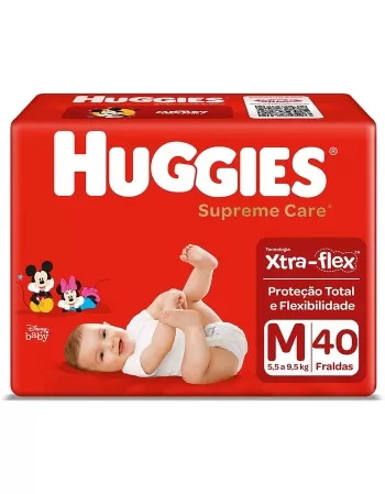 FRALDA HUGGIES EXTRA FLEX MEGA M 6X40