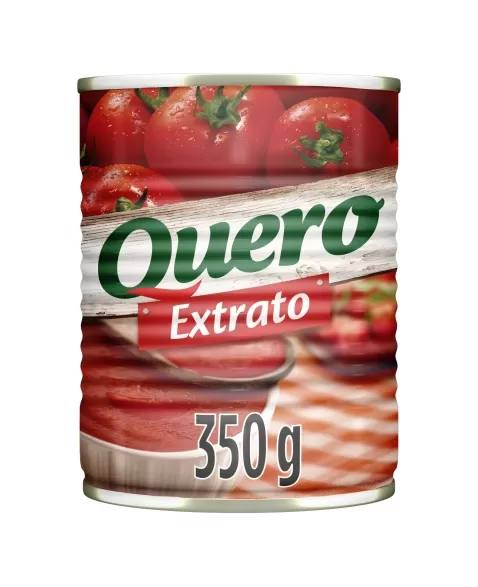 EXTRATO DE TOMATE QUERO 350G LATA