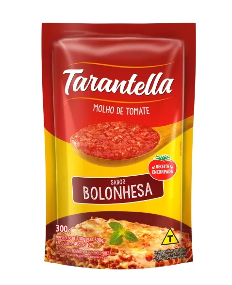 MOLHO TOMATE 300G TARANTELLA BOLON