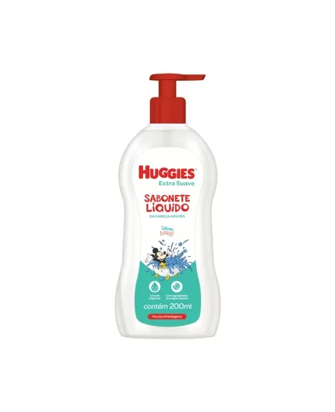 SABONETE HUGGIES LIQ 200ML EXTRA SUAVE