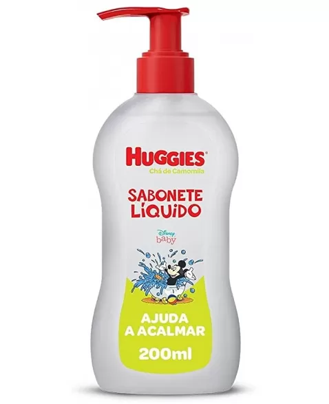 SABONETE HUGGIES LIQ 200ML CAMOMILA