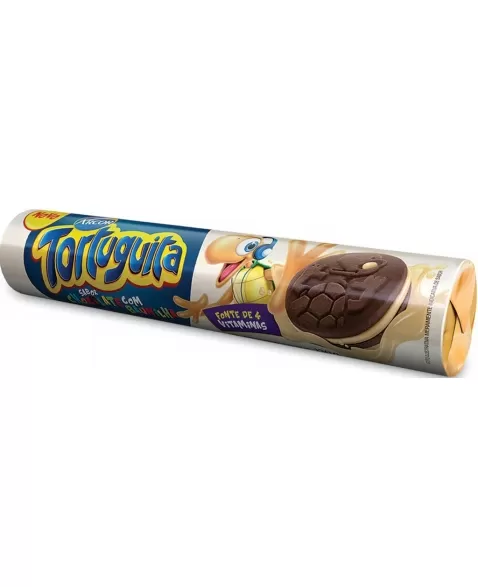 BISCOITO TORTUGUITA RECH. 120G CHOCO BAUN