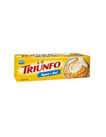 BISCOITO TRIUNFO 164G AGUA E SAL