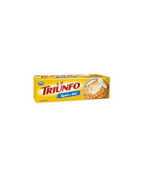 BISCOITO TRIUNFO 164G AGUA E SAL