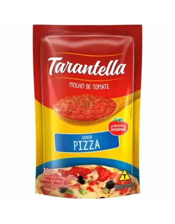 TARANTELLA MOLHO TOMATE 300G SACHE PIZZA