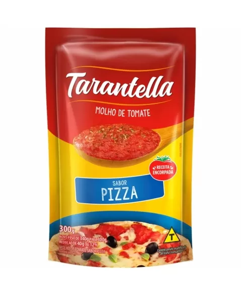 TARANTELLA MOLHO TOMATE 300G SACHE PIZZA