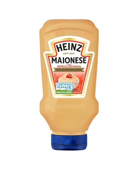 MAIONESE HEINZ 215G PAPRICA DEFUMA