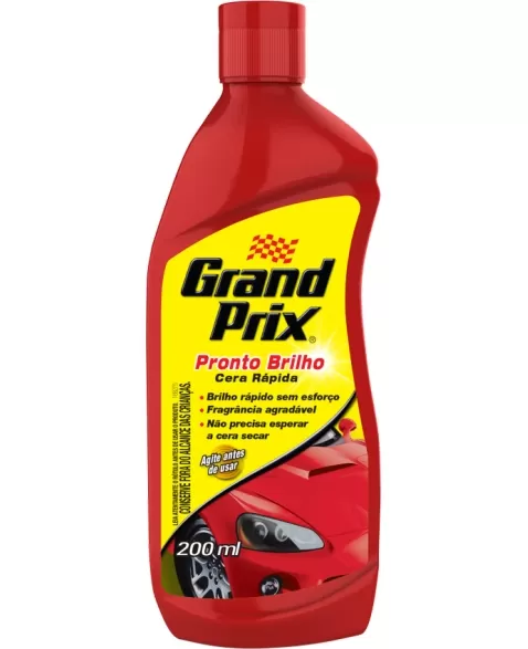 CERA RAPIDA GRAND PRIX PRONTO BRILHO 200ML