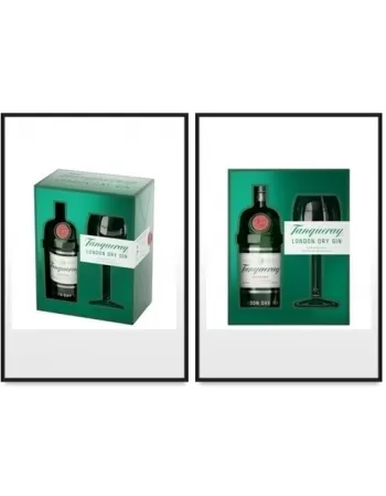 GIN TANQUERAY KIT C/ TAÇA 06/750ML