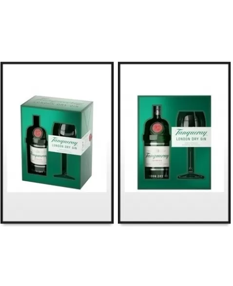 GIN TANQUERAY KIT C/ TAÇA 06/750ML