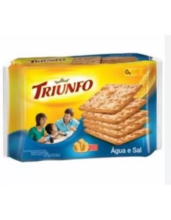 BISCOITO TRIUNFO 345G CREAM CRACKER AGUA E SAL