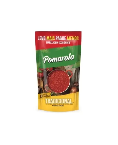 POMAROLA MOLHO TOM 460G TRADICIONAL