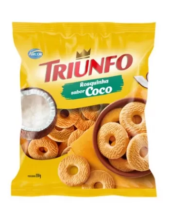 ROSQUINHA TRIUNFO 350G COCO