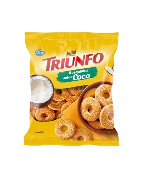 ROSQUINHA TRIUNFO 350G COCO