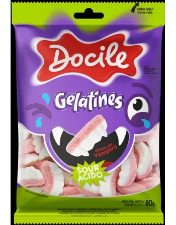 GELATINES 80G DENTES DE VAMPIRO CITRICOS