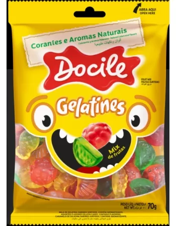 GELATINES 70G MIX DE FRUTAS NATURAIS