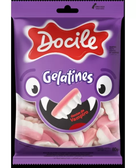 GELATINES 80G DENTES DE VAMPIRO